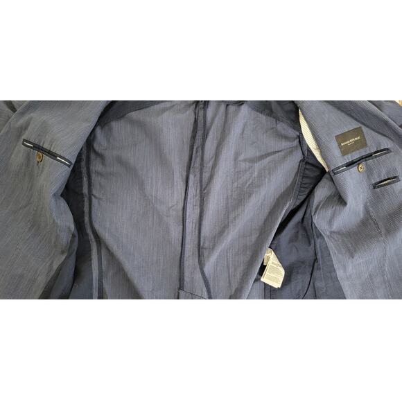 Banana Republic Mens Blazer Size 42R Blue 2 Button Slim Fit Blazer Modern Office - Picture 9 of 11